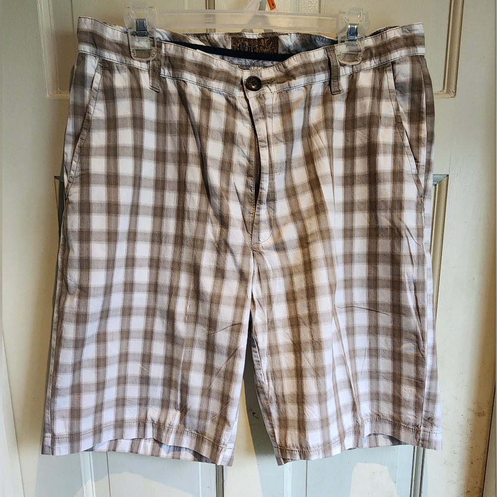Blue Pronto Uono Plaid Shorts
